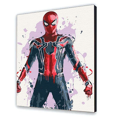 Картина за номерами Spider-Man (40х50 см) без підрамника, бренду Art Craft - KUBIX