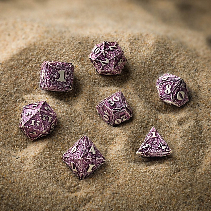 Набір кубиків Dracopolis: Yucatan Featherwing Dice Set (7), бренду Q-Workshop - 3 - KUBIX