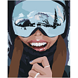 Мініатюра товару Картина за номерами Зима в окулярах (40х50 см) - 1
