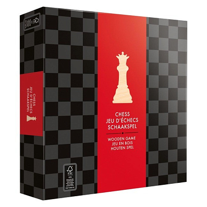 Шахматы деревянные Делюкс (Chess Jeu D'echecs Schaakspel), бренду Бельвиль, для 2-2 гравців, час гри < 30мин. - KUBIX
