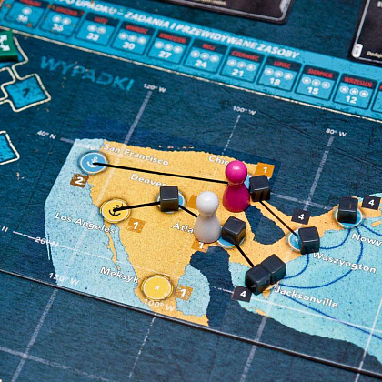 Настольная игра Pandemic: Legacy. Season 2 (Black Version) (Пандемия Легаси Сезон 2 (черная коробка)) (EN), для 2-4 гравців, час гри < 60мин. - 4 - KUBIX