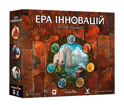 Настільна гра Ера інновацій (Age of Innovation), бренду Geekach Games, для 1-5 гравців, час гри < 60хв. - KUBIX