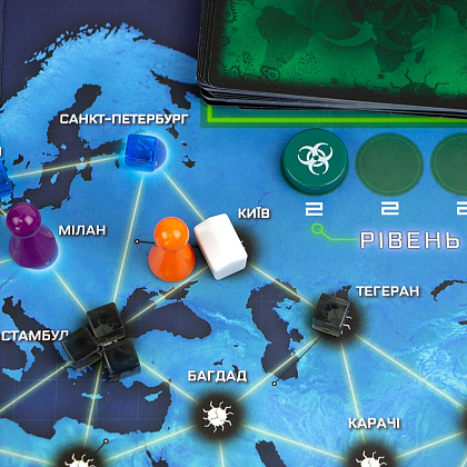 Настільна гра Пандемія (Pandemic), бренду Ігромаг, для 2-4 гравців, час гри < 60хв. - 17 - KUBIX