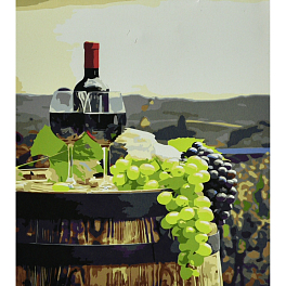 Картина по номерам Утонченный вкус винограда (30х40 см)