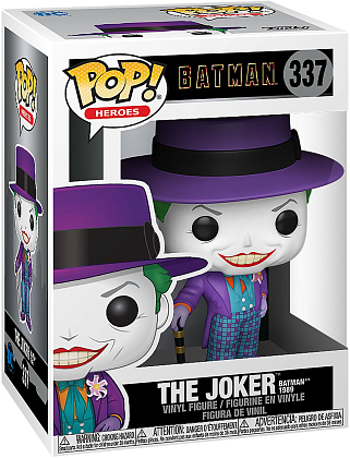 Игровая фигурка FUNKO POP! Джокер (The Joker with Hat) DC Heroes. Batman 1989 #337, бренду Funko - 2 - KUBIX