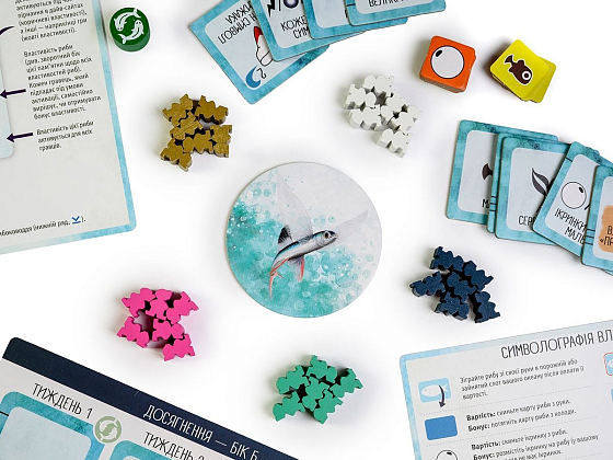 Настільна гра Рибокрай (Finspan), бренду Ігромаг, для 1-5 гравців, час гри < 60хв. - 4 - KUBIX