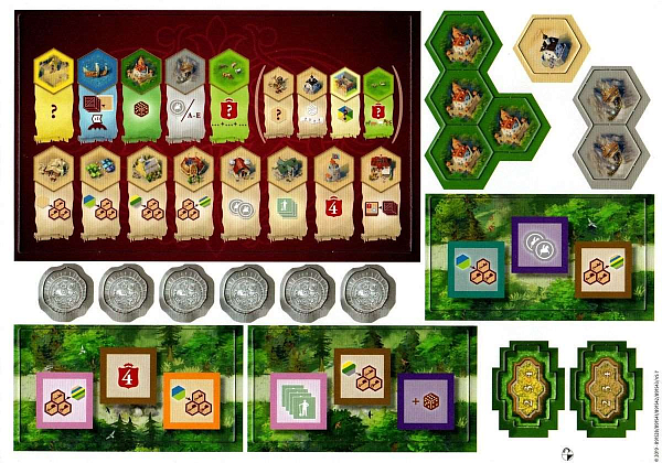 Настольная игра Замки Бургундии (The Castles of Burgundy), бренду Lelekan, для 1-4 гравців, час гри > 60мин. - 6 - KUBIX