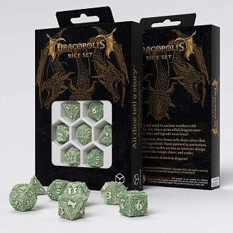 Набор кубиков Dracopolis: Andean Longneck Dice Set (7) - KUBIX Набор кубиков Dracopolis: Andean Longneck Dice Set (7)