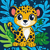 Картина по номерам Милый леопард (30х30 см)