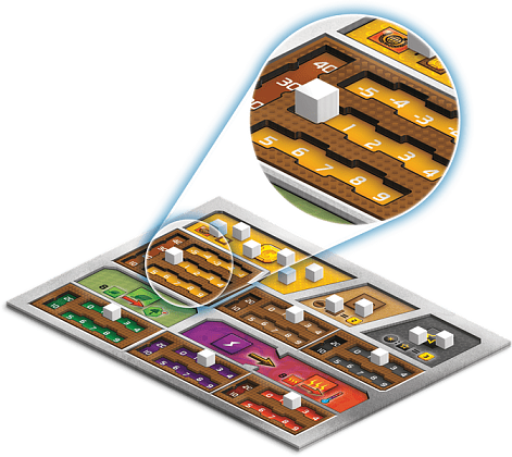 Настольная игра Тераформирование Марса: набор планшетов игроков (Terraforming Mars: Dual Layer Player Boards), бренду Kilogames - KUBIX