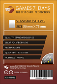 Мініатюра товару Протектори Games7Days (50 x 75 мм) Standard Sails of Glory (100 шт) - 1