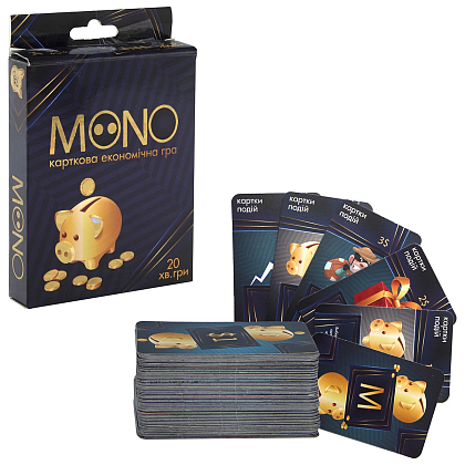 Настільна гра Моно (MONO) (Міні), бренду Strateg, для 2-5 гравців, час гри < 30хв. - 3 - KUBIX