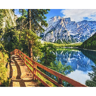 Алмазная мозаика Путь к спокойствию (30х40 см)