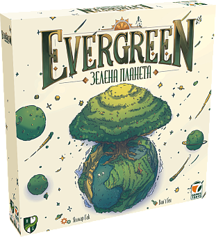 Настольная игра Evergreen. Зеленая планета - KUBIX Настольная игра Evergreen. Зеленая планета