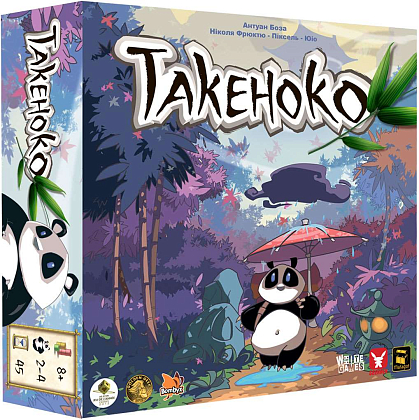 Настольная игра Такеноко (Takenoko), бренду Geekach Games, для 2-4 гравців, час гри < 60мин. - KUBIX