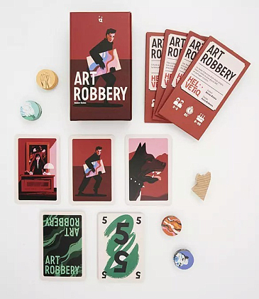 Настольная игра Украденное искусство (Art Robbery), бренду Pakufuda, для 2-5 гравців, час гри < 30мин. - 3 - KUBIX