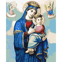 Картина за номерами Матір Божа (40х50 см)