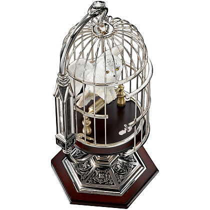 Фігурка Хедвіг у її клітці. Гаррі Поттер (Miniature Hedwig and Cage. HARRY POTTER) - 2 - KUBIX