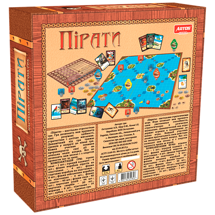 Настільна гра Пірати, бренду Artos games, для 2-4 гравців, час гри < 60хв. - 2 - KUBIX