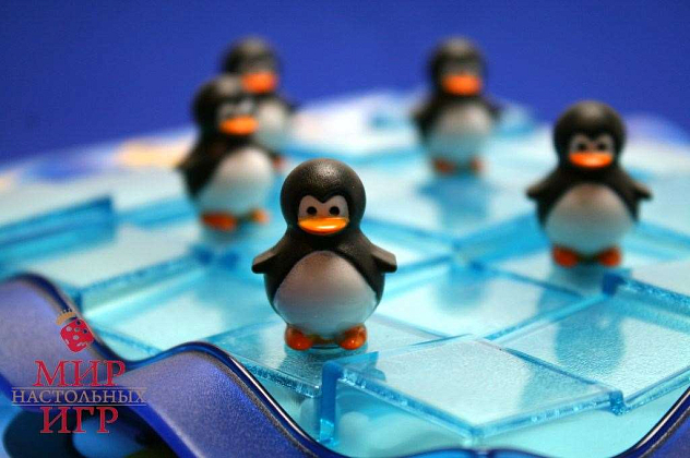 Настольная игра Пингвины на льду (Penguins on Ice), бренду Smart Games, для 1-1 гравців, час гри < 30мин. - 4 - KUBIX
