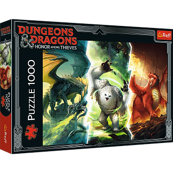 Пазл Легендарные монстры из Фаеруна Dungeons & Dragons (1000 шт.)