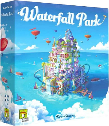 Настільна гра Парк Водоспадів (Waterfall Park), бренду Games 7Days, для 3-5 гравців, час гри < 60хв. - KUBIX