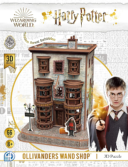 Магазин волшебных палочек Оливандера Пазл 3D (Ollivander Wand Shop Set 3D puzzle) - KUBIX Магазин волшебных палочек Оливандера Пазл 3D (Ollivander Wand Shop Set 3D puzzle)