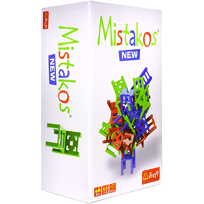 Настільна гра Mistakos: Стільчики, бренду Trefl, для 1-3 гравців, час гри < 30хв. - KUBIX