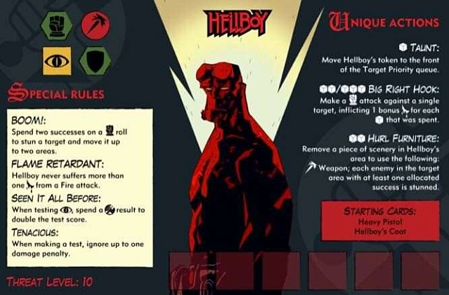 Настольная игра Hellboy. The Board Game (Хеллбой) (EN), для 1-4 гравців, час гри < 60мин. - 3 - KUBIX