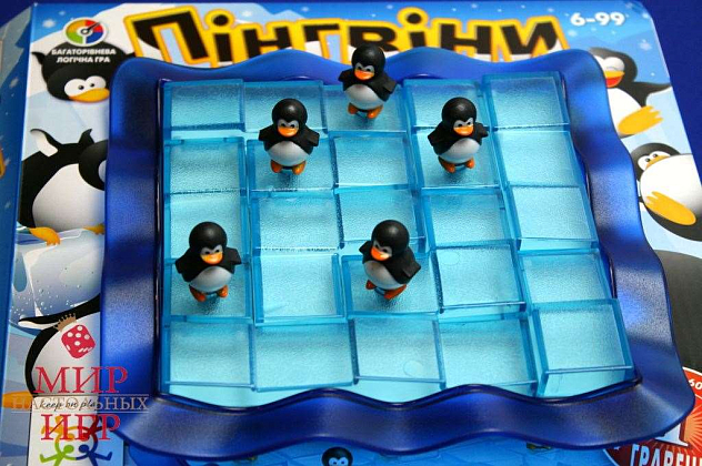 Настольная игра Пингвины на льду (Penguins on Ice), бренду Smart Games, для 1-1 гравців, час гри < 30мин. - 2 - KUBIX