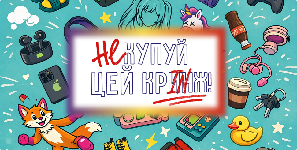 Баннер Не купуй цей кринж