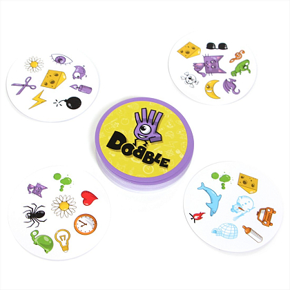 Настільна гра Доббл (Dobble або Spot It!), бренду Asmodee, для 2-8 гравців, час гри < 30хв. - 6 - KUBIX