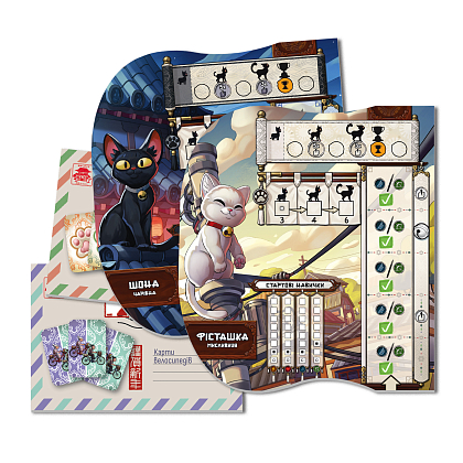 Настольная игра Котики Киото (Kyoto no Neko), бренду Woodcat, для 2-4 гравців, час гри < 60мин. - 5 - KUBIX