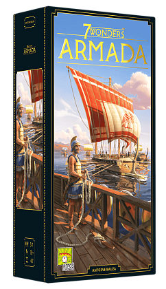 Настольная игра 7 Wonders 2nd edition: Armada (EN), бренду Asmodee, для 3-7 гравців, час гри < 60мин. - KUBIX