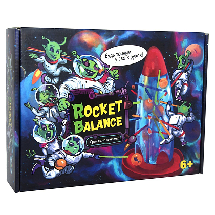 Настільна гра Ракетний баланс (Rocket Balance), бренду Strateg, для 2-4 гравців, час гри < 30хв. - KUBIX