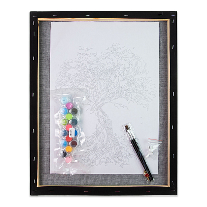 Картина за номерами Нічний квітковий ліс (40х50 см), бренду Strateg - 2 - KUBIX