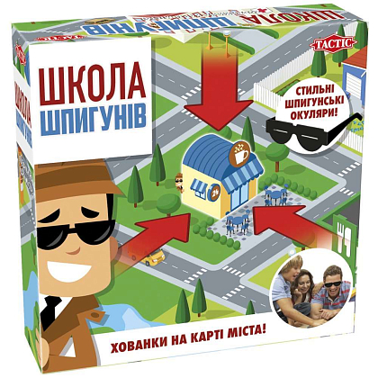 Настольная игра Школа шпионов (Find the Spy), бренду Tactic, для 2-4 гравців, час гри < 60мин. - KUBIX