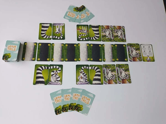 Настольная игра Лемуровые хвосты (Lemur Tails), бренду Games 7Days, для 2-2 гравців, час гри < 30мин. - 2 - KUBIX