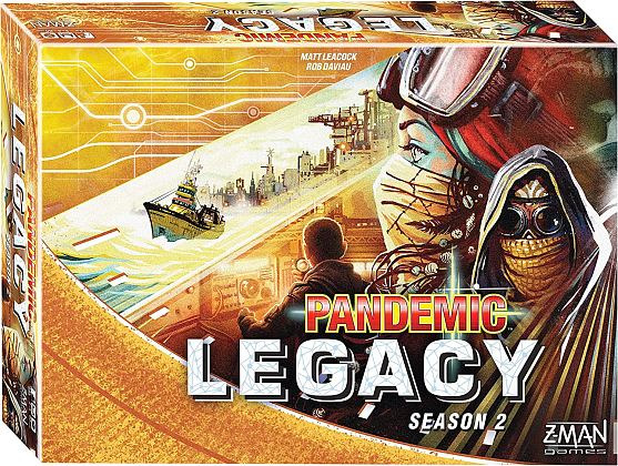 Настольная игра Pandemic: Legacy. Season 2 (Yellow Version) (Пандемия Легаси Сезон 2 (желтая коробка)) (EN), для 2-4 гравців, час гри > 60мин. - KUBIX