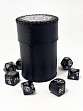 Миниатюра товара Стакан для кубиков D20 черный Dice Cup - 3