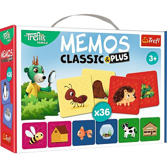 Мемос Классический: Зверята и их домики (Memos Classic&plus Animals and their houses)