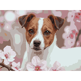 Картина по номерам Милый пес (30х40 см)