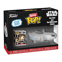 Ігрова фігурка Bitty Pop! Хан Соло й Тисячолітній сокіл (Rides: Han Solo and The Millennium Falcon)