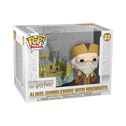 Игровая фигурка Funko Pop! Дамблдор с Хогвартсом (Town Albus Dumbledore with Hogwarts) Harry Potter: #27, бренду Funko - 2 - KUBIX