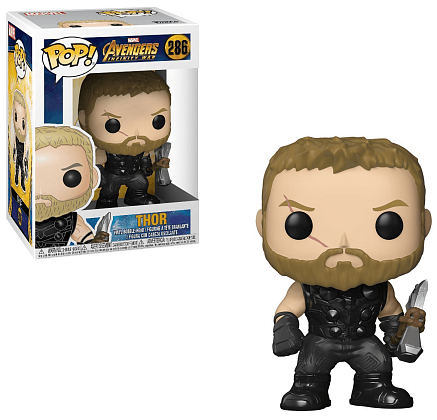 Ігрова фігурка FUNKO POP! Тор (Thor) Marvel. Avengers Infinity War #286, бренду Funko - 2 - KUBIX