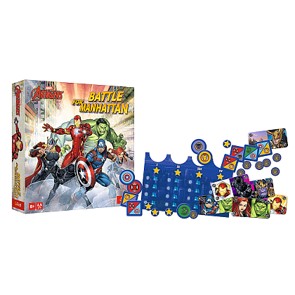 Настольная игра Мстители: Битва за Мангеттен (Marvel Avengers: Battle for Manhattan), бренду Trefl, для 2-5 гравців, час гри < 30мин. - 4 - KUBIX