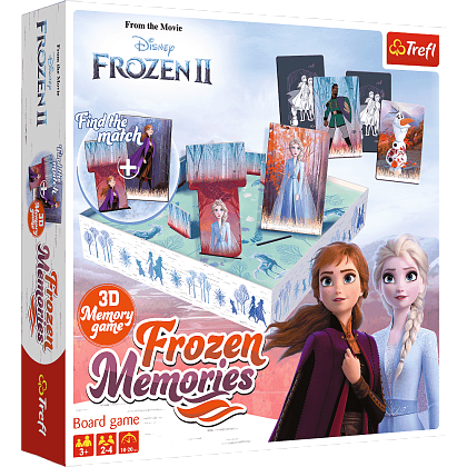Настольная игра Ледяное Сердце 2: Зимние воспоминания (Frozen 2: Frozen Memories), бренду Trefl, для 2-4 гравців, час гри < 30мин. - KUBIX