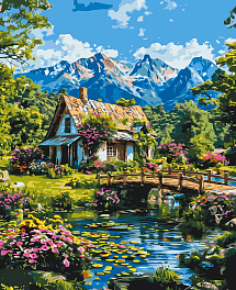 Картина по номерам Альпийская гармония (40х50 см)
