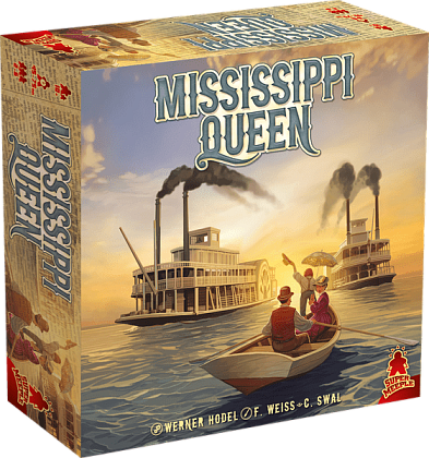 Настольная игра Mississippi Queen (Королева Миссисипи) (EN), для 2-6 гравців, час гри < 60мин. - KUBIX