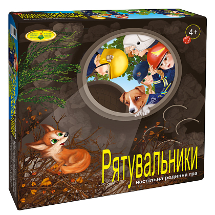 Настільна гра Рятувальники, бренду Київська фабрика іграшок, для 2-4 гравців, час гри < 60хв. - KUBIX